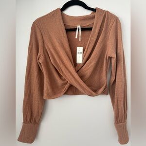 Anthropologie wrap sweater